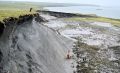 In der kanadischen Arktis wurde auf Herschel Island der Rückgang der Küstengebiete in einem